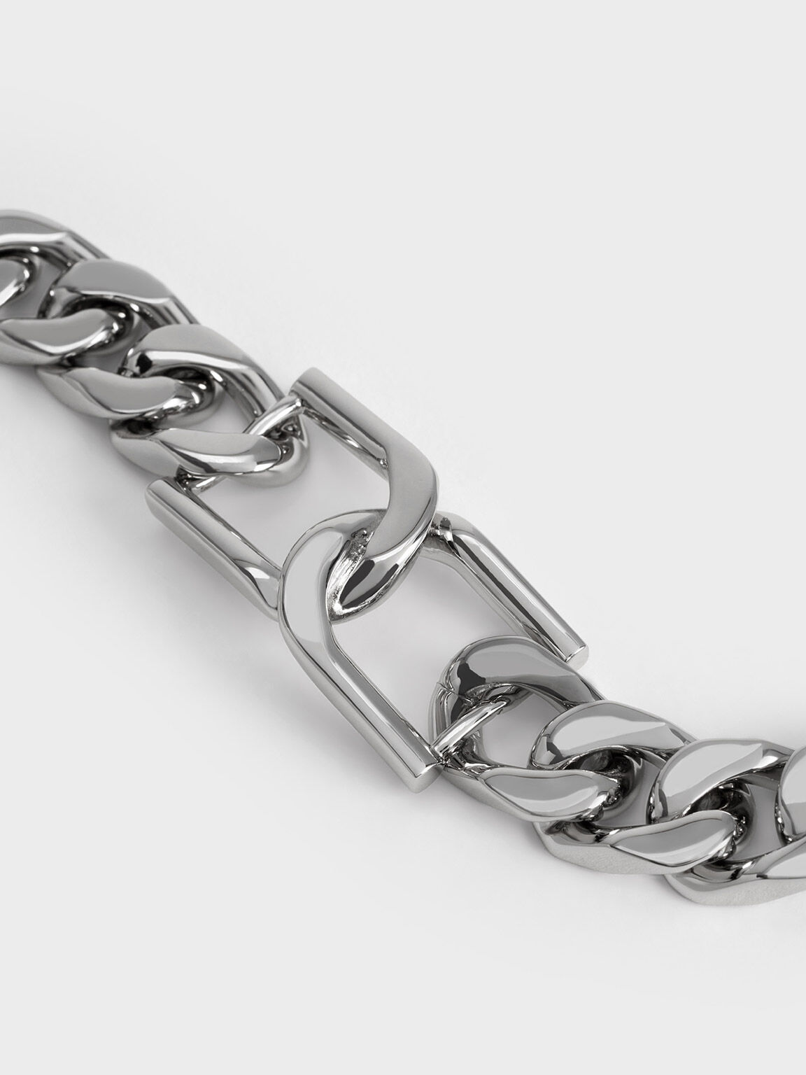 Gelang Gabine Chain-Link, Silver, hi-res