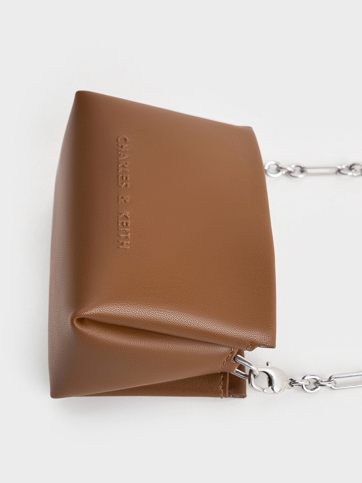 Pouch Top Handle Bosie, Brown, hi-res