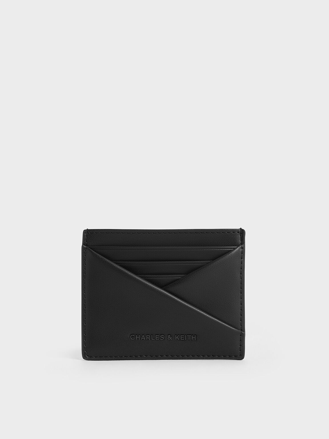 Card Holder Geometric Midori, Jet Black, hi-res