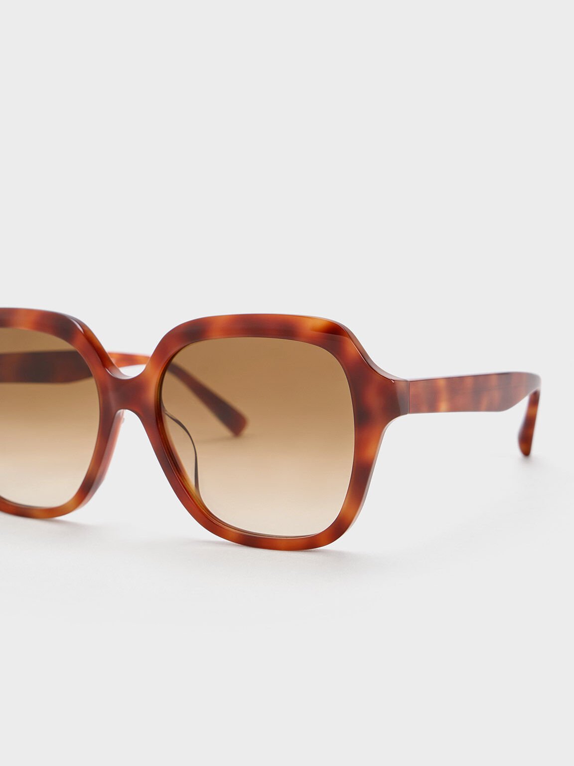 Kacamata Wide-Square Recycled Acetate Tortoiseshell, T. Shell, hi-res