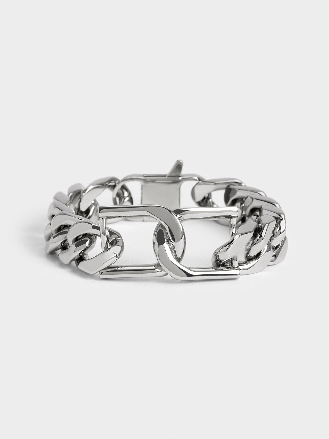 Gelang Gabine Chain-Link, Silver, hi-res