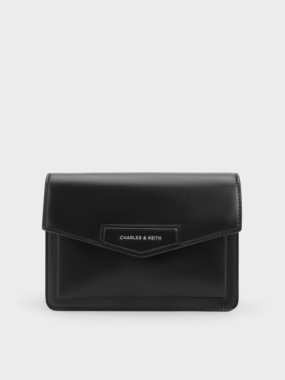 Adelie Envelope Crossbody Bag, Noir, hi-res