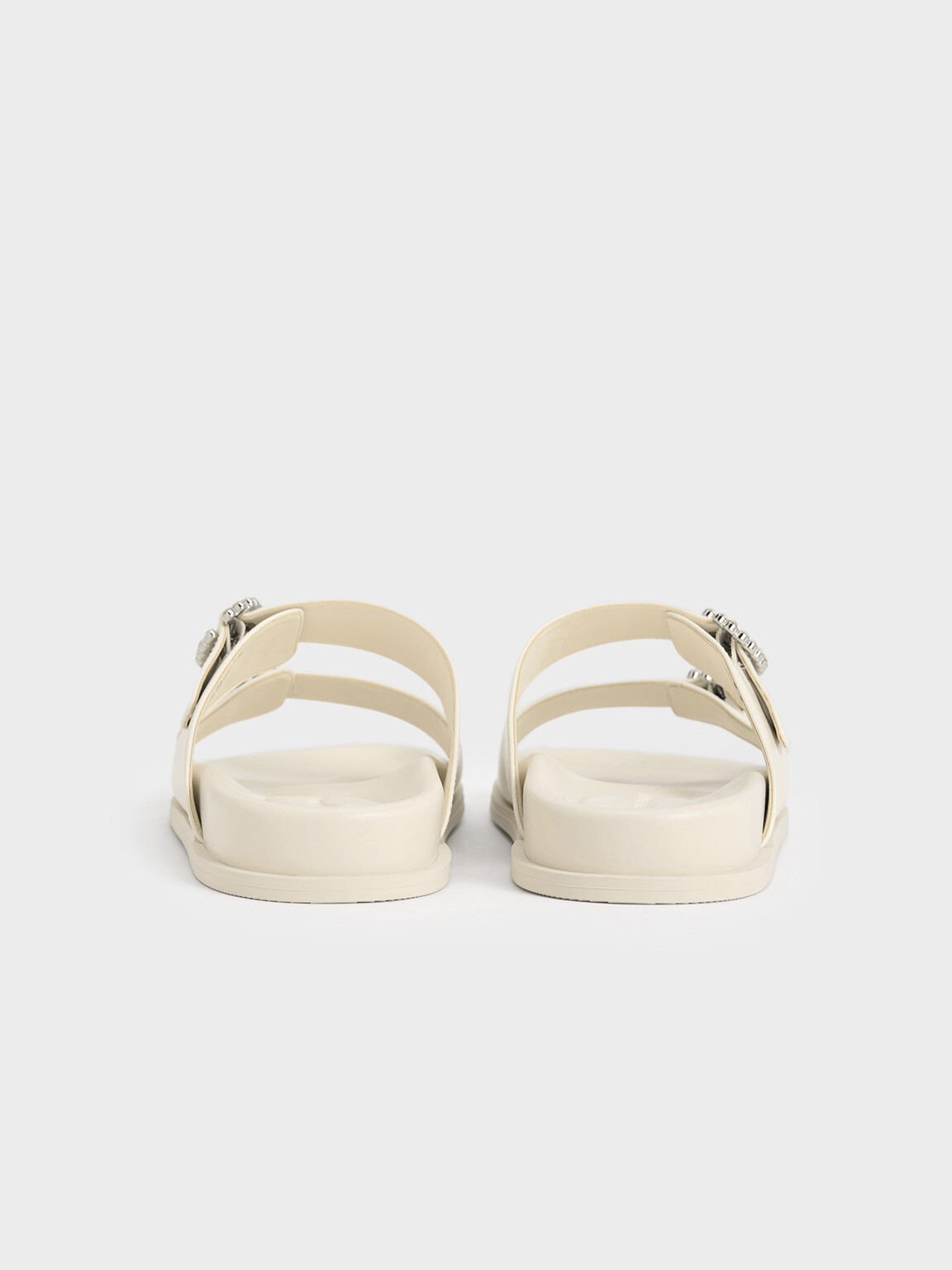 Sandal Buckle Embellished, Chalk, hi-res