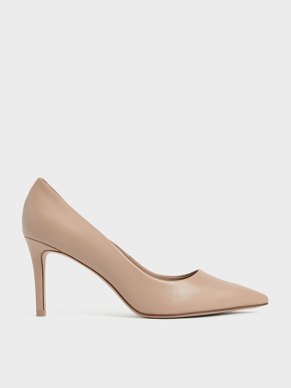 Dwelling afstand tro Nude Pointed Toe Stiletto Pumps - CHARLES & KEITH ID