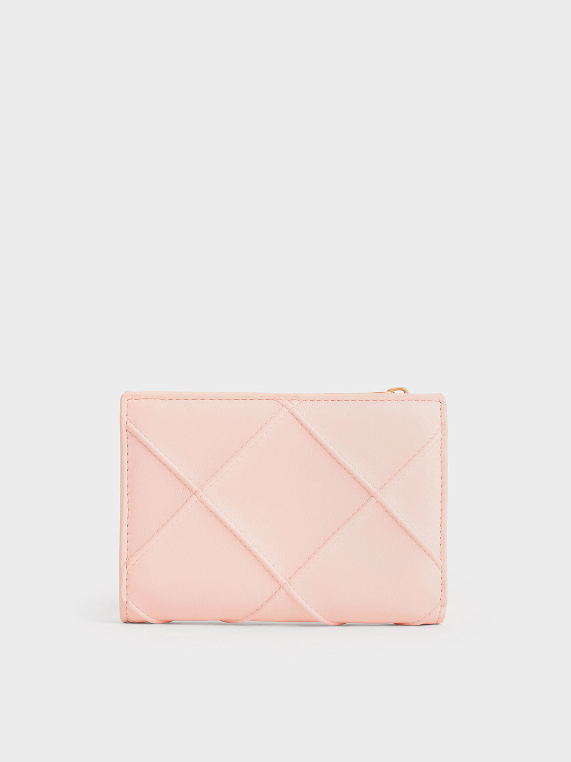 Eleni Quilted Wallet, Light Pink, hi-res