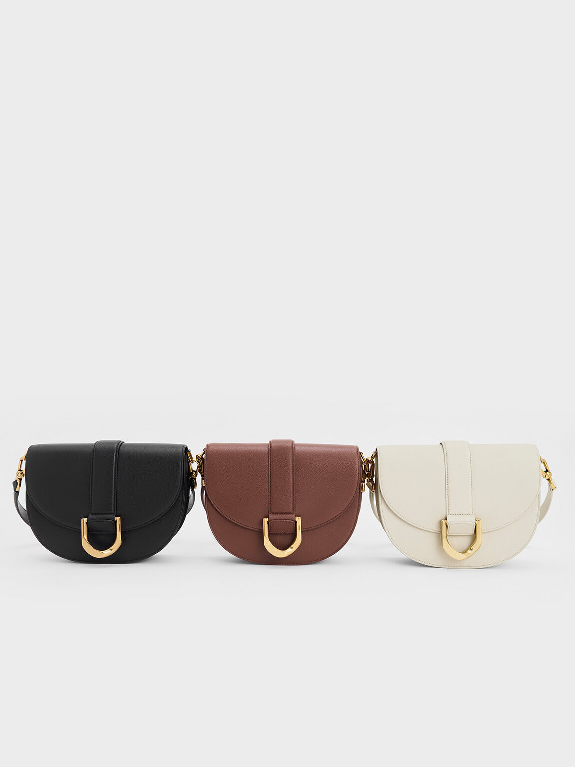 Tas Gabine Saddle, Cream, hi-res