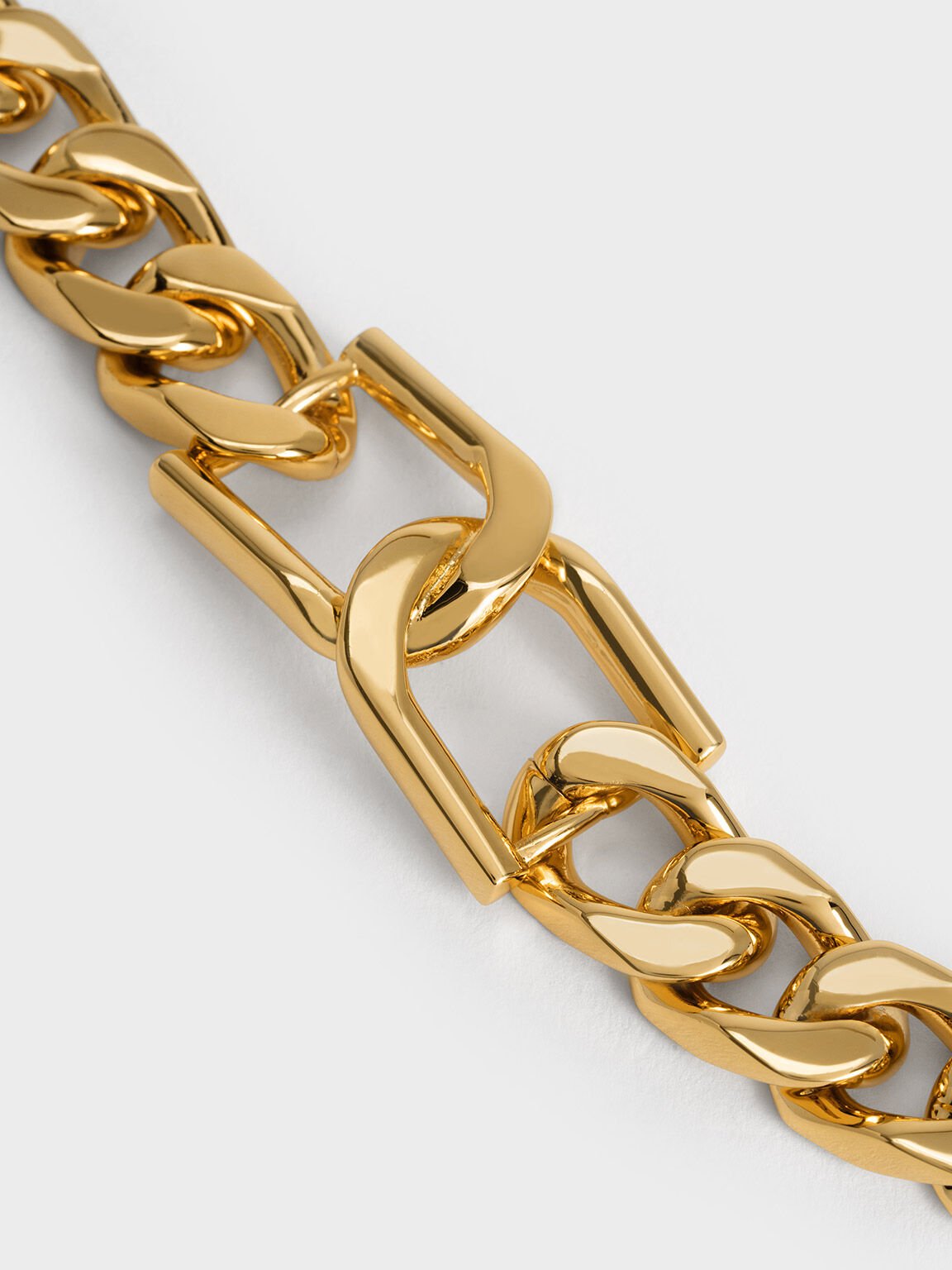 Gabine Chain-Link Bracelet, Gold, hi-res