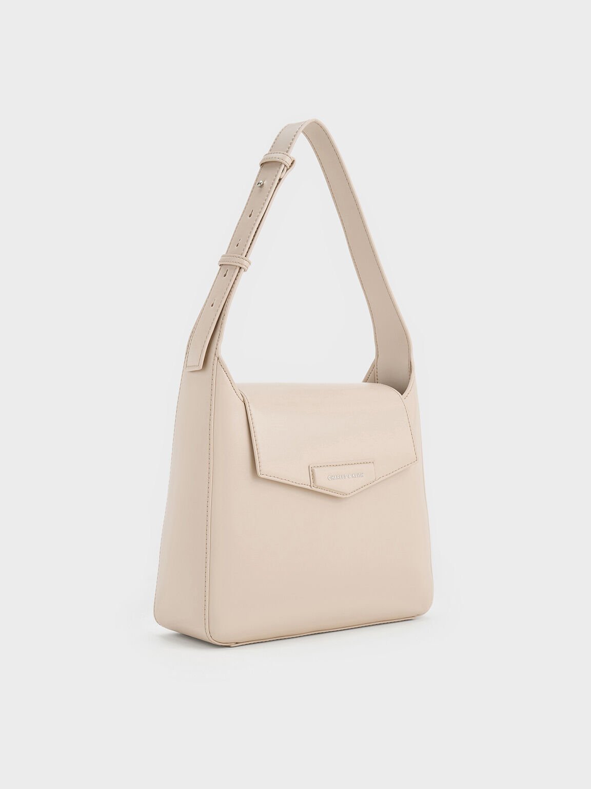 Adelie Envelope Hobo Bag, Oat, hi-res