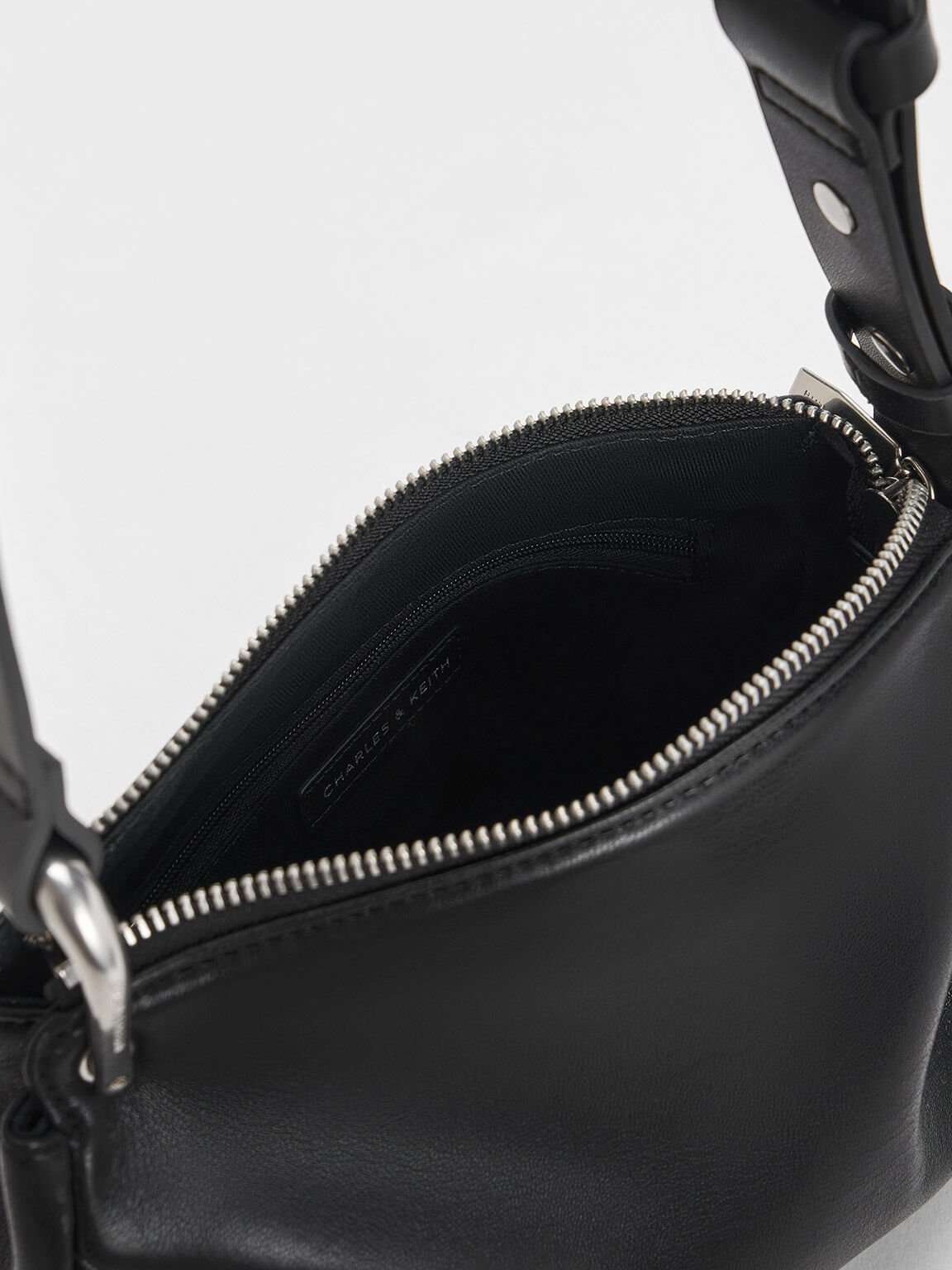 Lumen Padded Crossbody Bag, Noir, hi-res