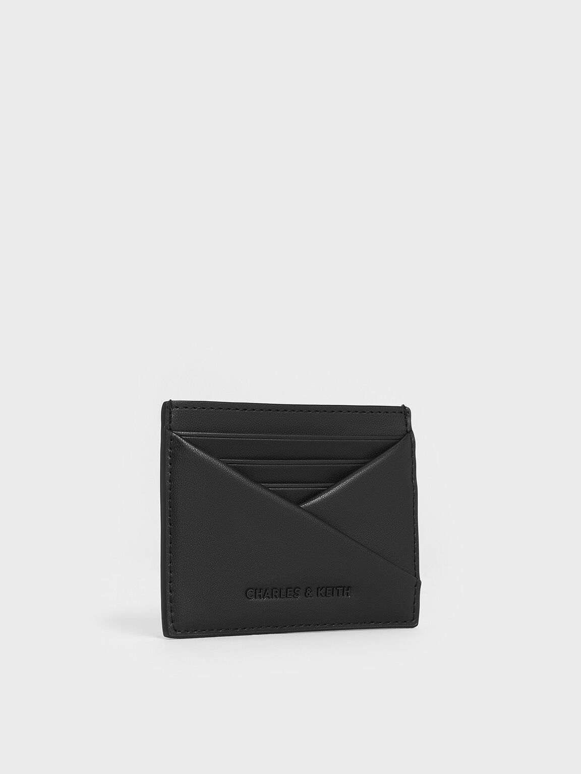 Card Holder Geometric Midori, Jet Black, hi-res