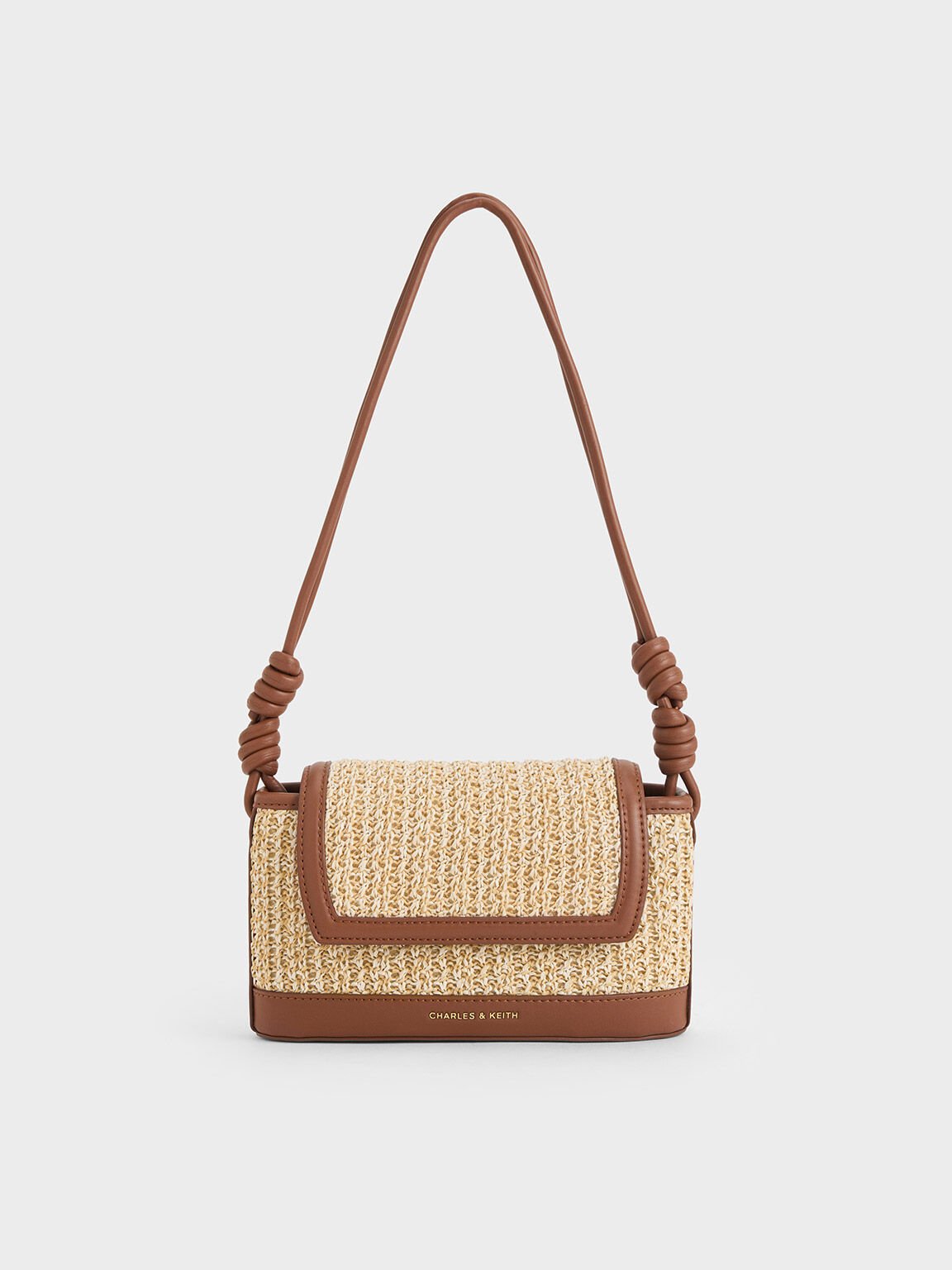 Tas Knotted-Strap Sabine Raffia, Multi, hi-res