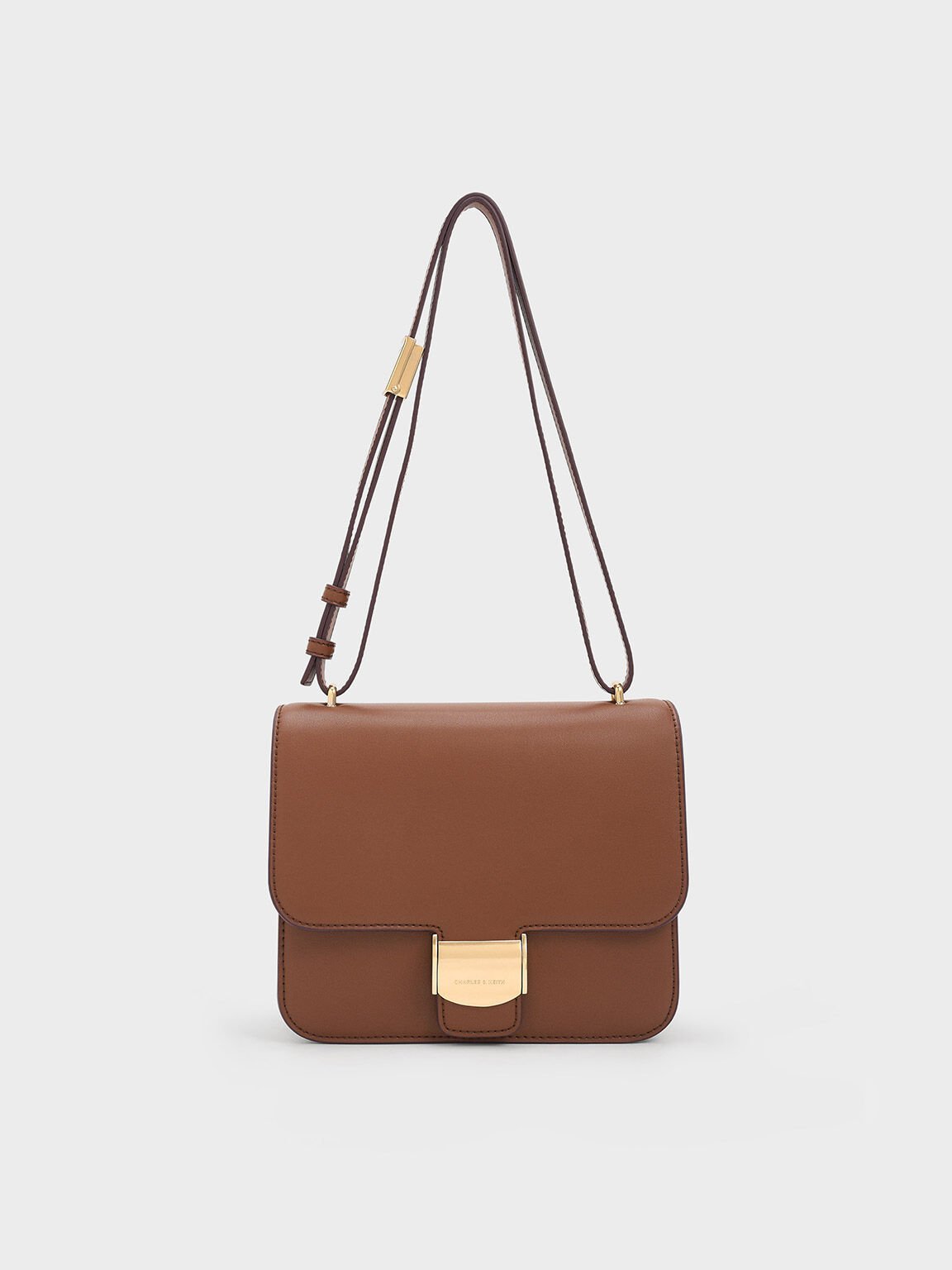 Violetta Boxy Bag, Chocolate, hi-res