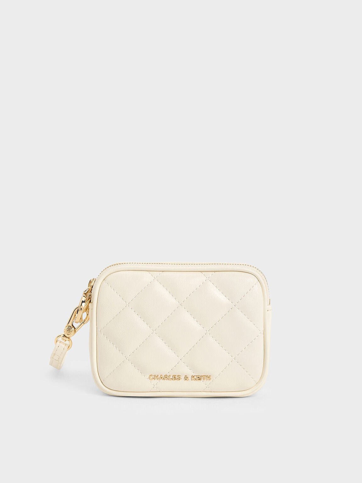 Wrislet Pouch Quilted Apfra, Cream, hi-res