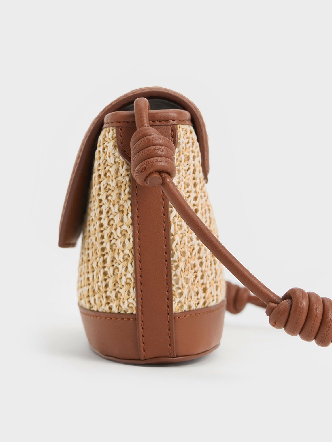 Tas Knotted-Strap Sabine Raffia, Multi, hi-res