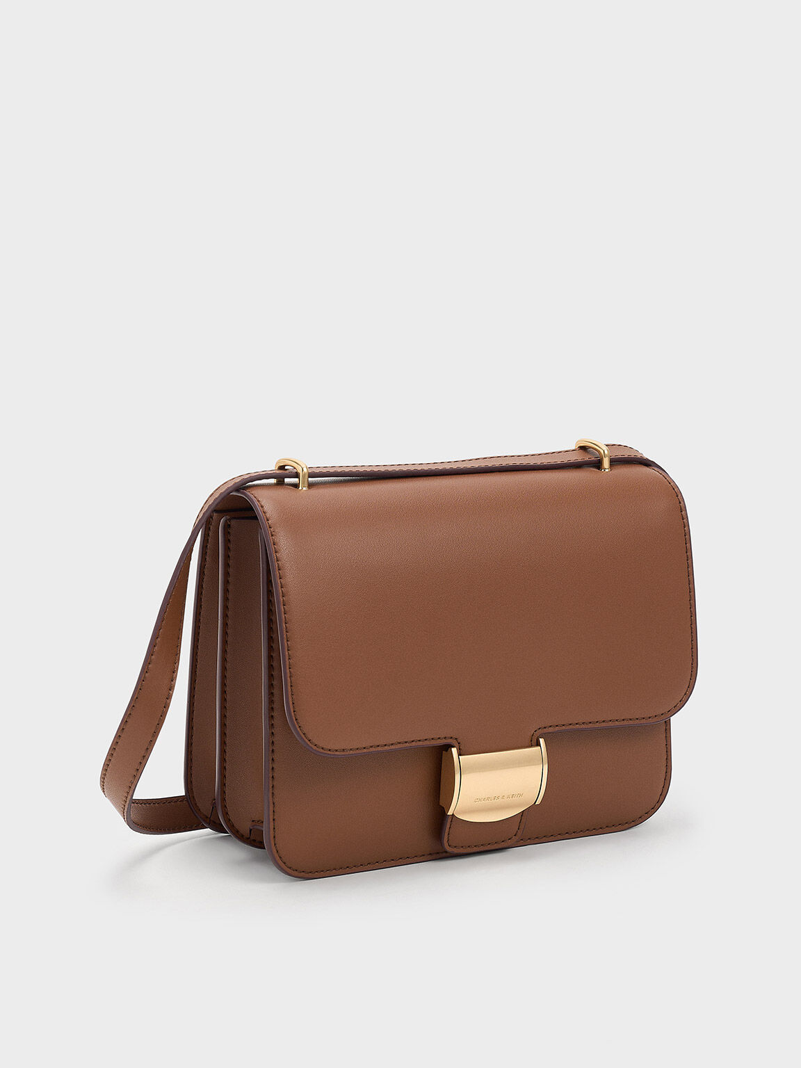 Violetta Boxy Bag, Chocolate, hi-res