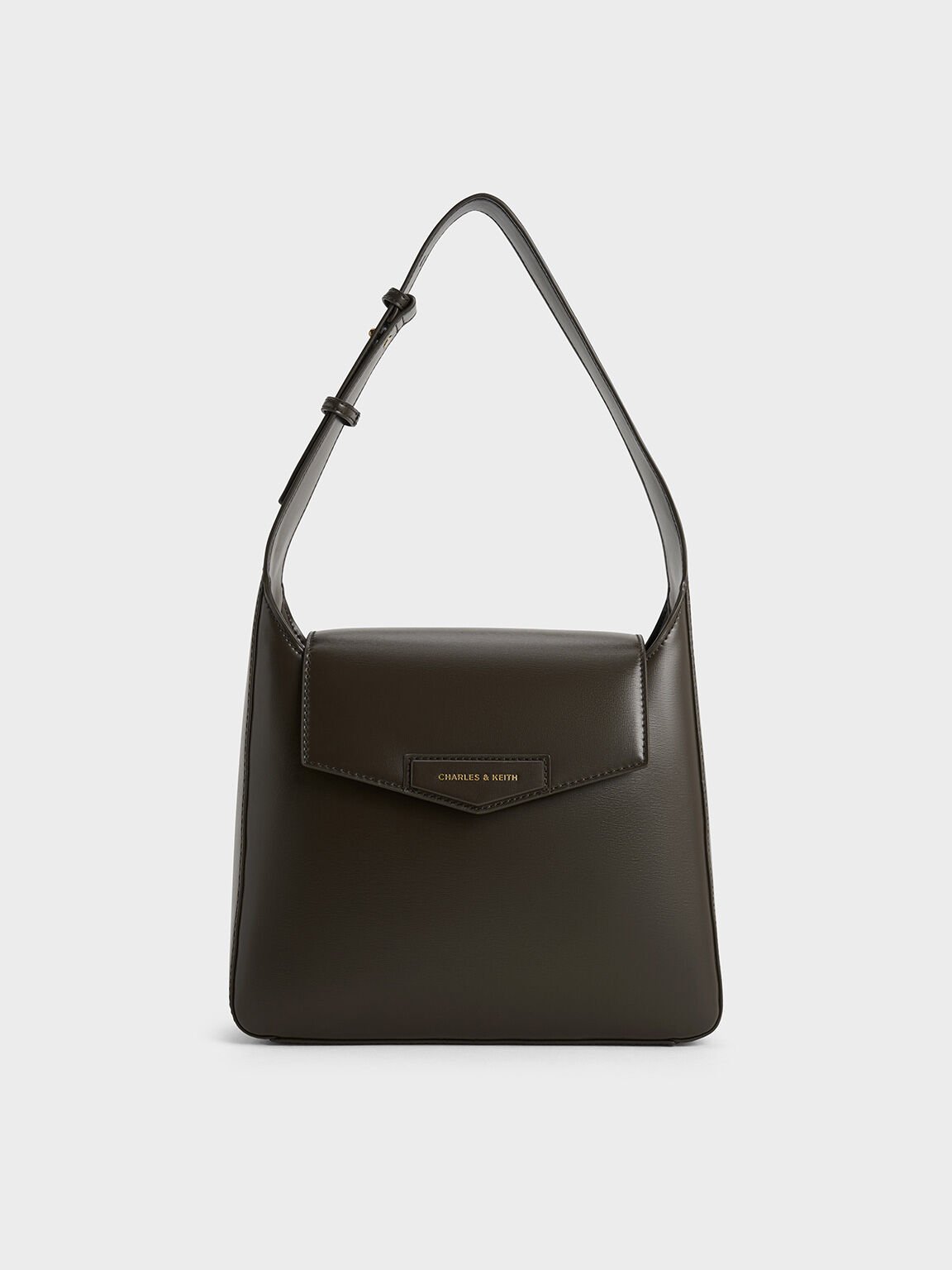 Adelie Envelope Hobo Bag, Dark Moss, hi-res