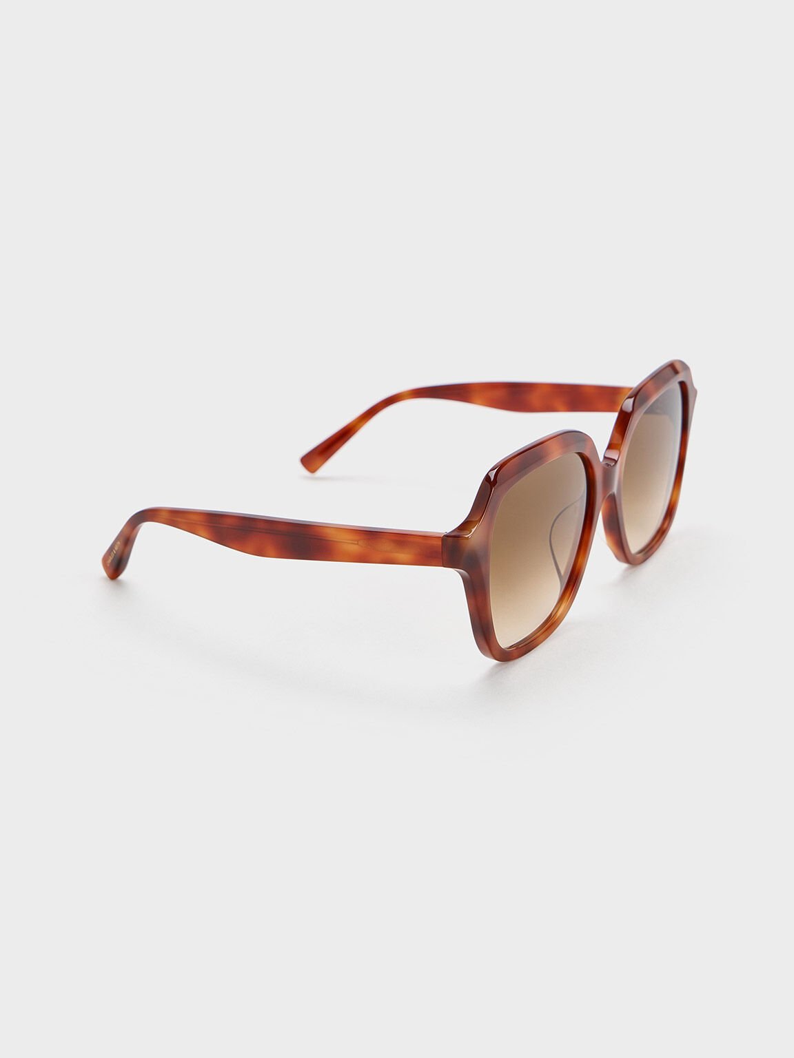 Kacamata Wide-Square Recycled Acetate Tortoiseshell, T. Shell, hi-res