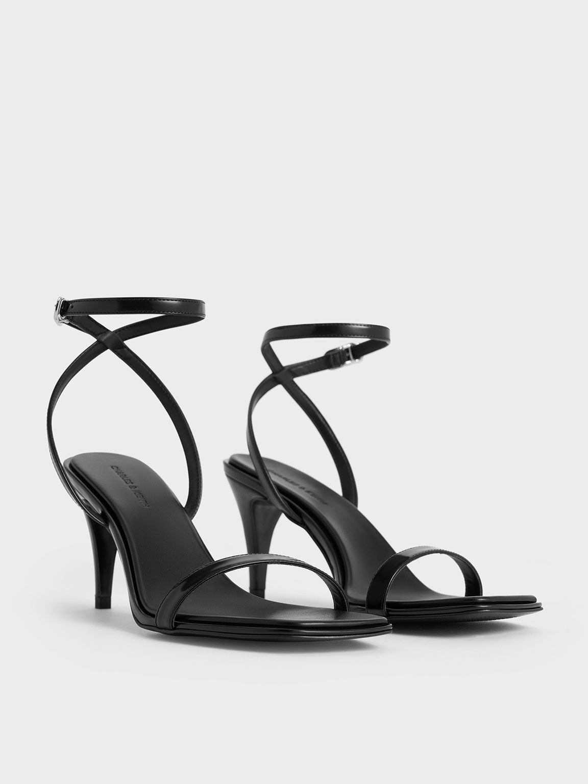 Sandal Heeled Ankle-Strap, Black Box, hi-res