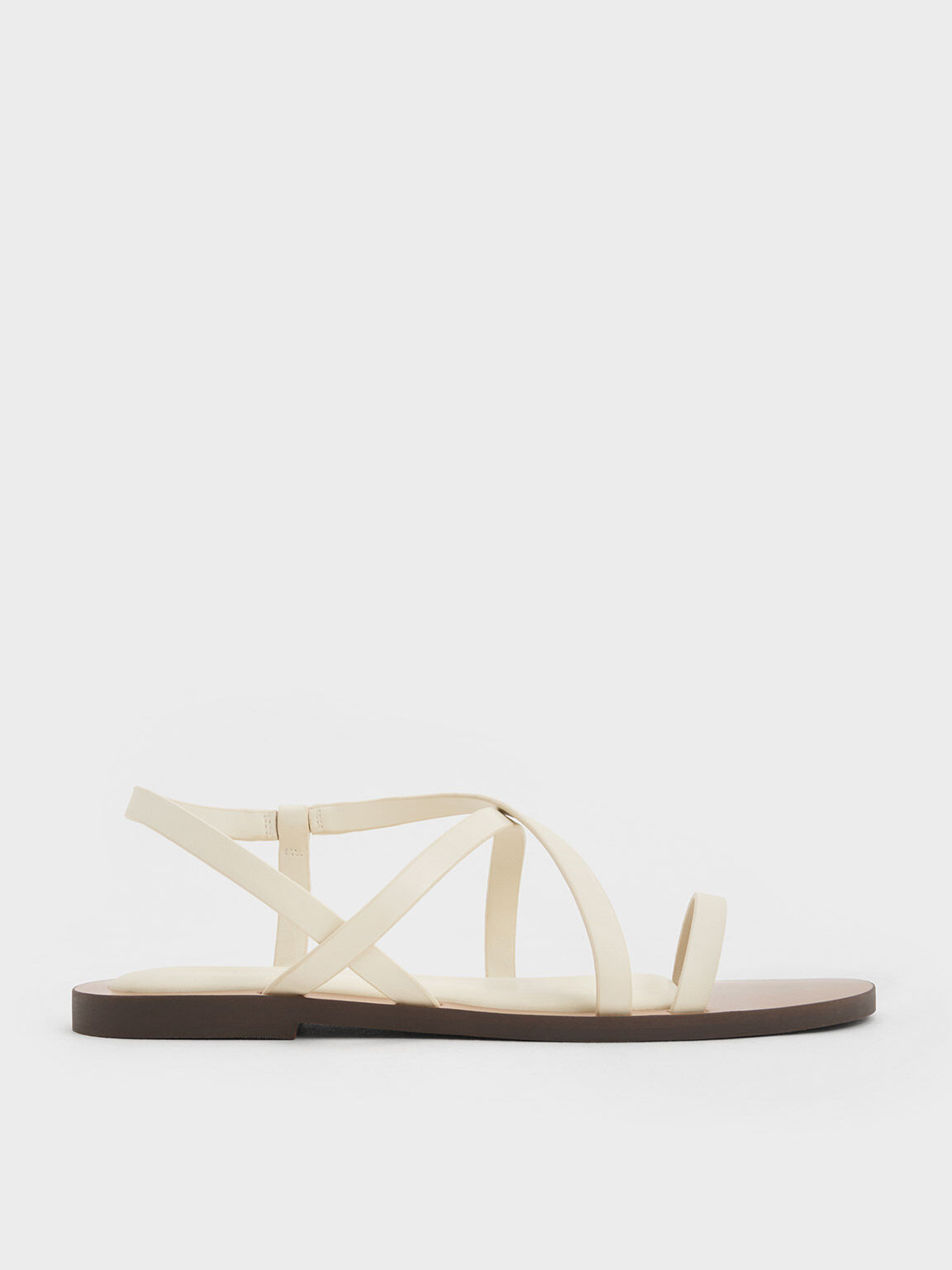 Black Horsebit Back Strap Sandals - CHARLES & KEITH International