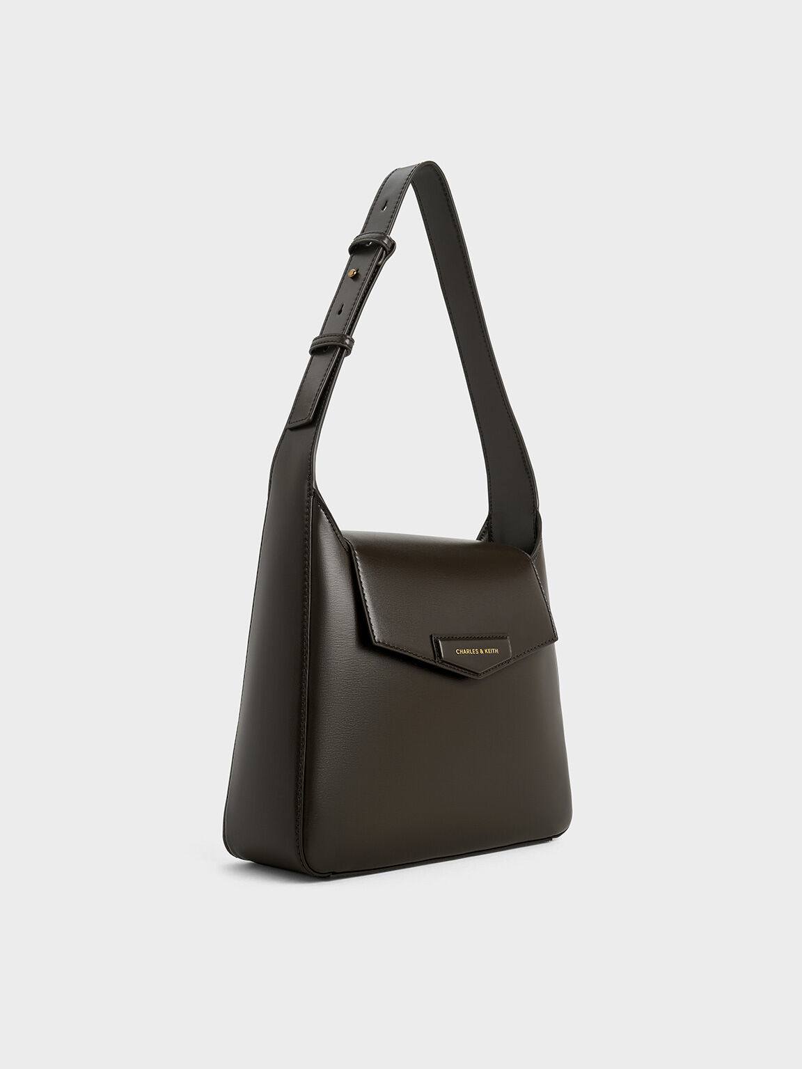 Tas Bahu Envelope Adelie, Dark Moss, hi-res