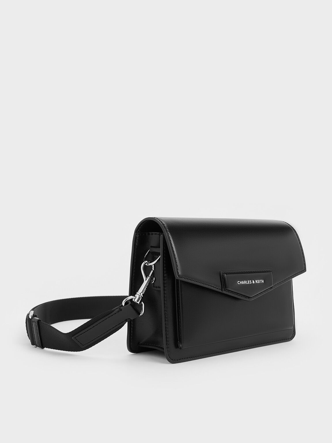 Adelie Envelope Crossbody Bag, Noir, hi-res