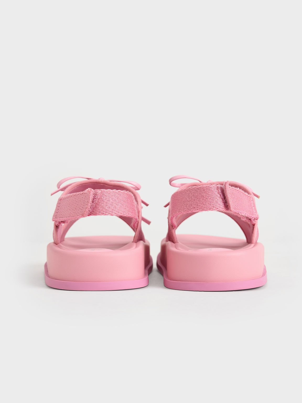 Sandal Double Bow Girls' Glittered, Pink, hi-res