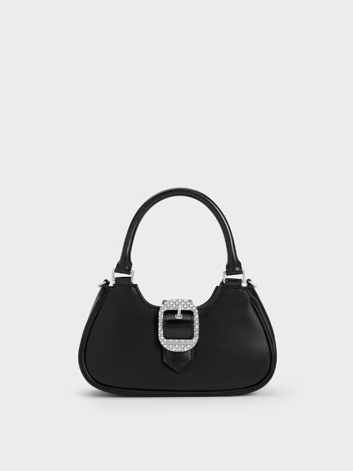 Buy Charles & Keith Saddle Bag Black [CK2-20150508] Online - Best