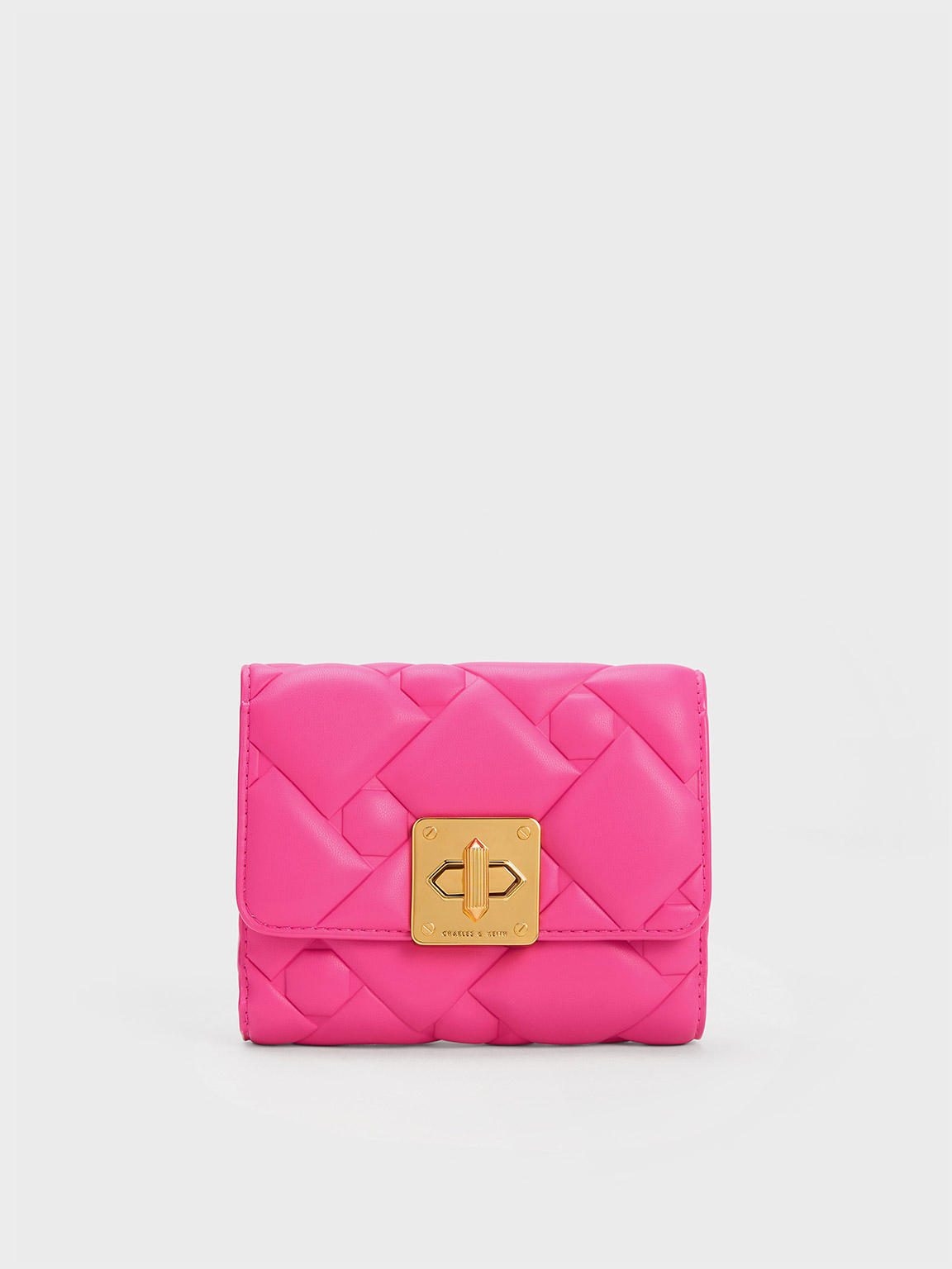 Tillie Quilted Chain Bag - Fuchsia