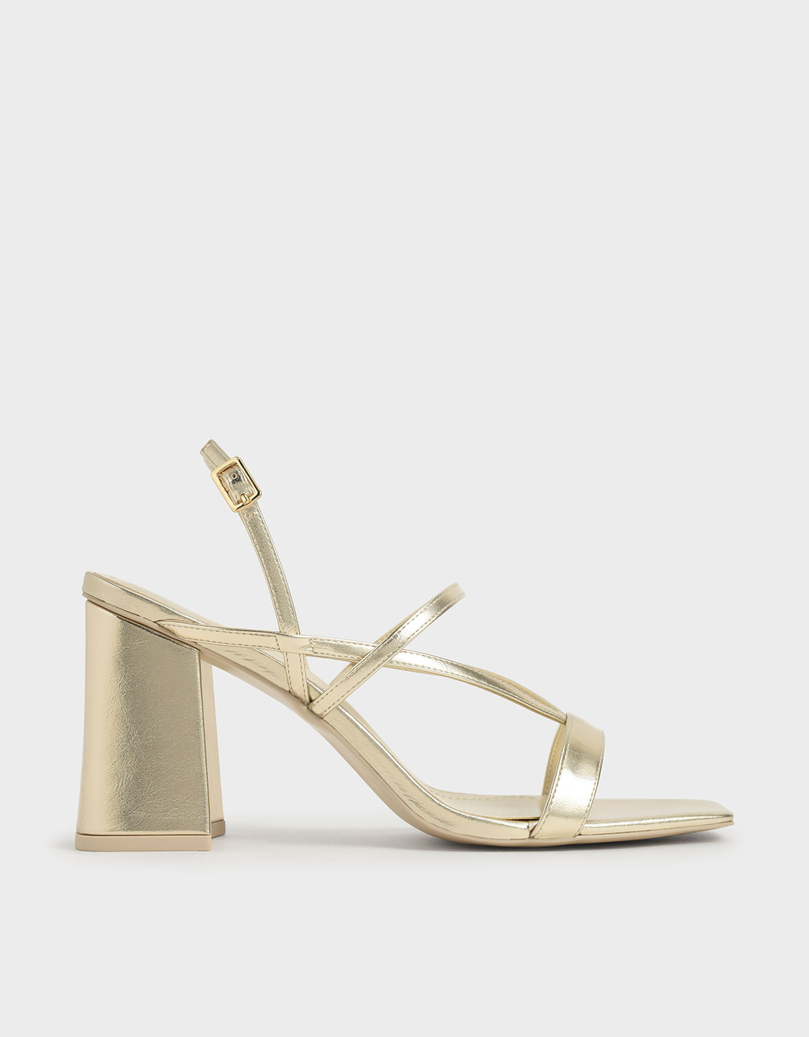 charles and keith gold heels